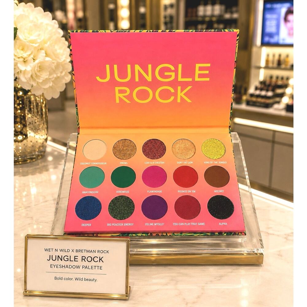 Wet n Wild x Bretman Rock 'Jungle Rock' Eyeshadow Palette LIMITED EDITION